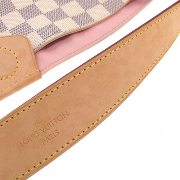 Louis Vuitton Damier Azur Graceful MM White Hand Bag - Picture 4 of 9